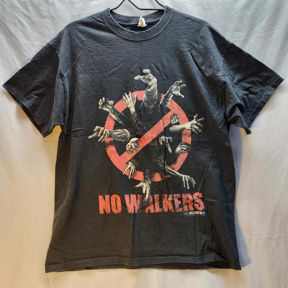 Walking Dead Shirt Mens XL Black No‎ Walkers 2012 Print Adult TWD SKU4239